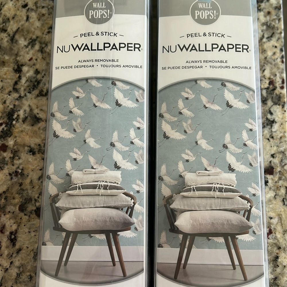 Wall Pops crane wallpaper